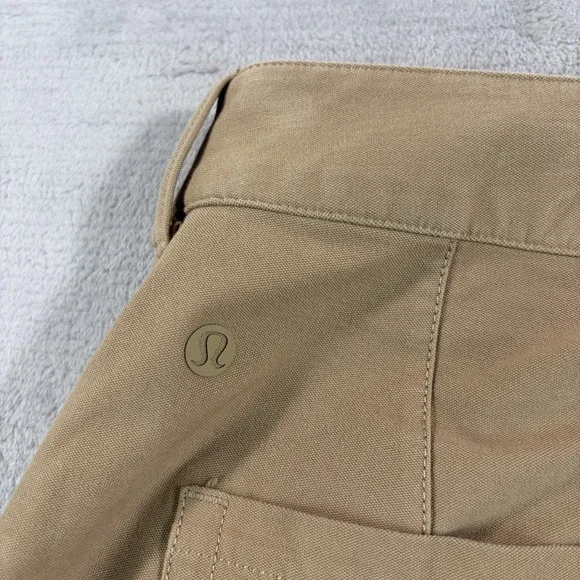 Lululemon City Sleek Utilitech Extra-Wide-Leg Pants Filbert Tan Women 26 $128 - Picture 5 of 11